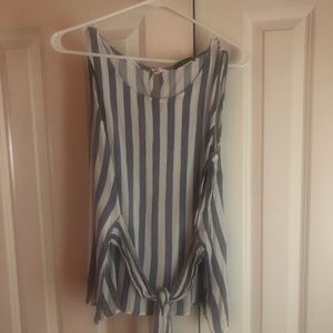 Tie front blouse 1X